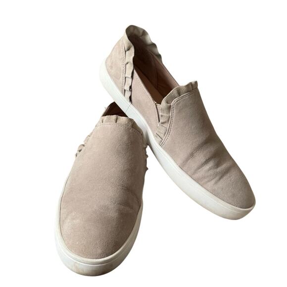 Kate Spade Tan Suede Slip-On Sneakers Shoes Women’s 8.5 - Picture 1 of 9